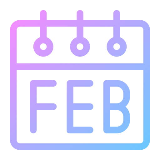 February Generic Gradient icon