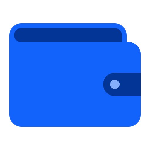 Wallet Generic Blue icon