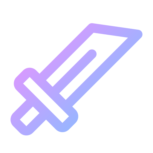 Sword Generic Gradient icon