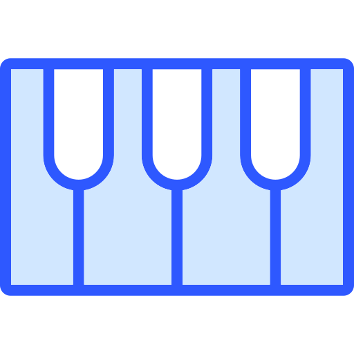 Piano Generic Blue icon