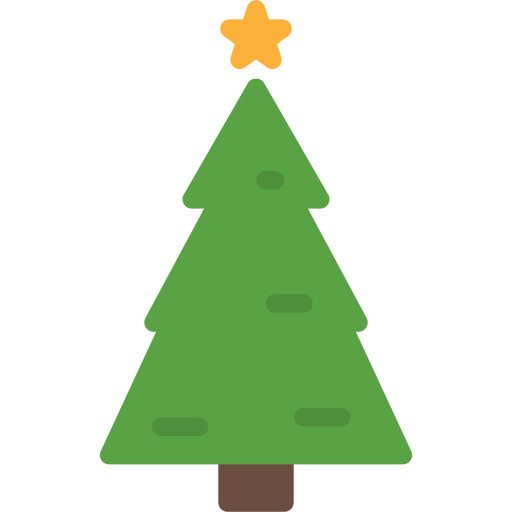 árbol de navidad icono gratis