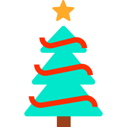 árbol de navidad icono gratis