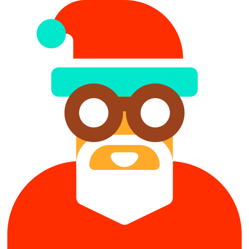 papá noel icono gratis