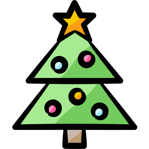 árbol de navidad icono gratis