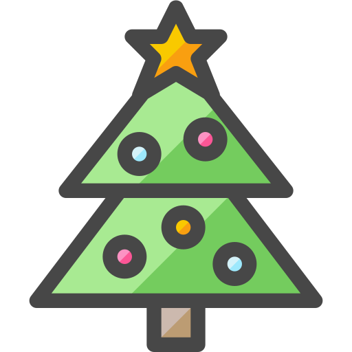 árbol de navidad icono gratis