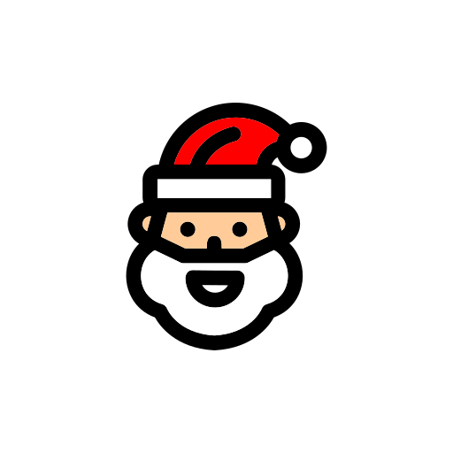 papá noel icono gratis