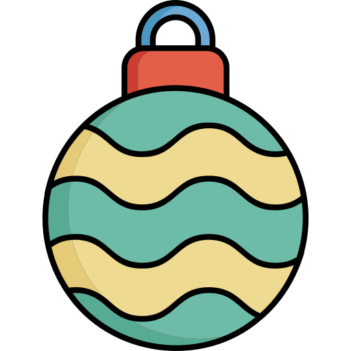 Bauble Generic Outline Color icon