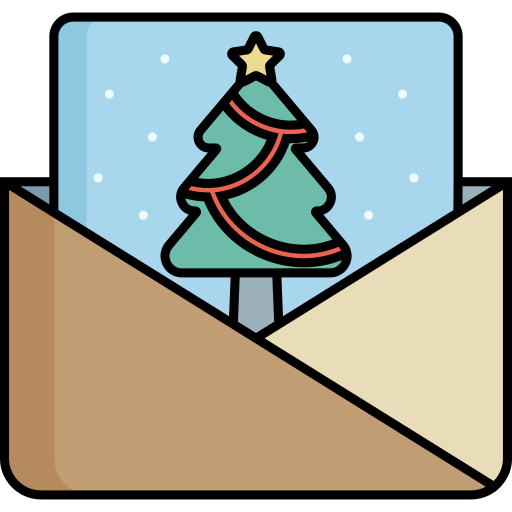 tarjeta de navidad icono gratis