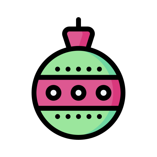 Bauble Generic Outline Color icon