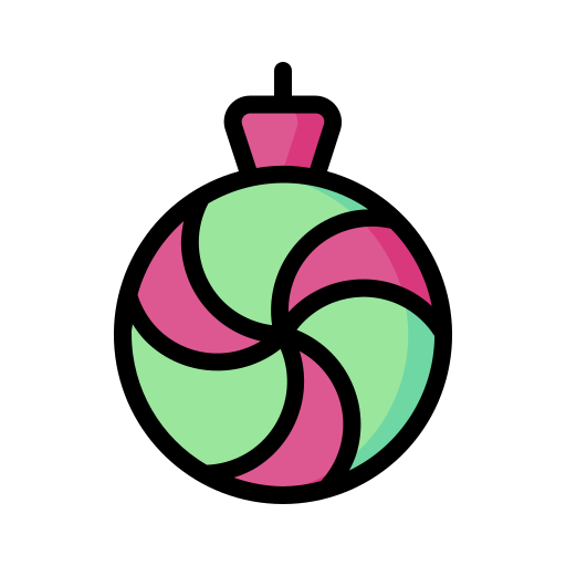 Bauble Generic Outline Color Icon