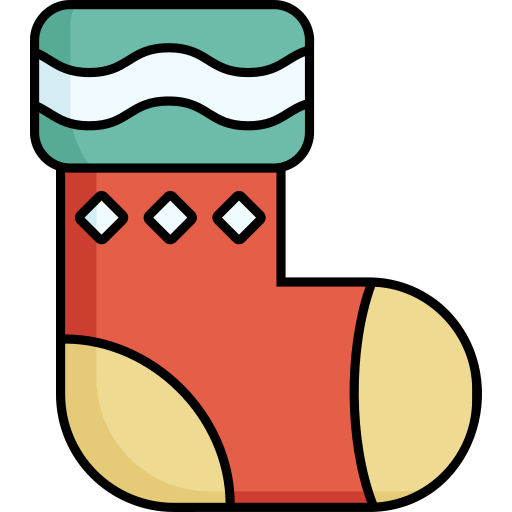 Christmas socks Generic Outline Color icon