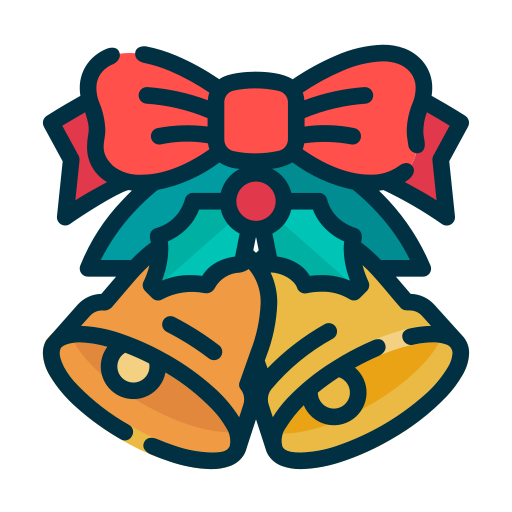 campana de navidad icono gratis