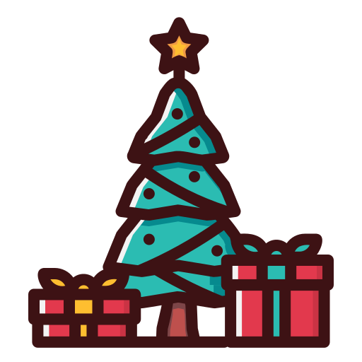 árbol de navidad icono gratis