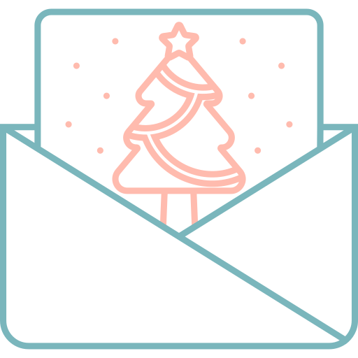 tarjeta de navidad icono gratis