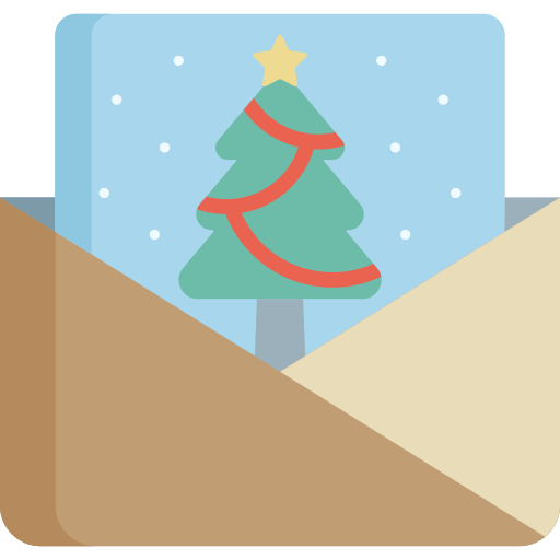 tarjeta de navidad icono gratis