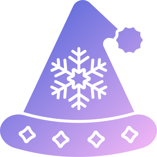 gorro navideño icono gratis