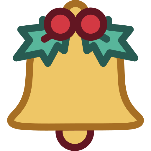 campana de navidad icono gratis