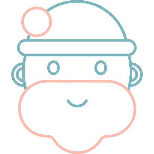 papá noel icono gratis