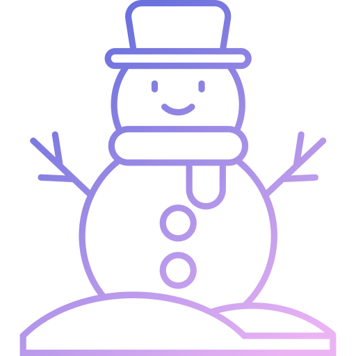monigote de nieve icono gratis