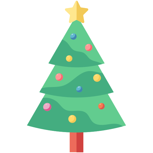 árbol de navidad icono gratis