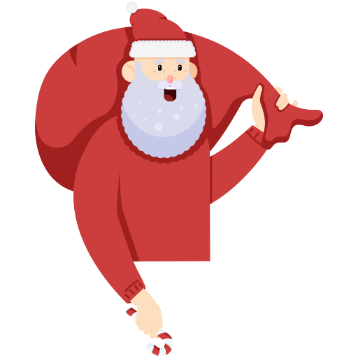 papá noel icono gratis