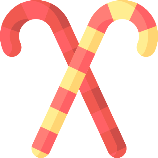 Candy Cane Special Flat Icon