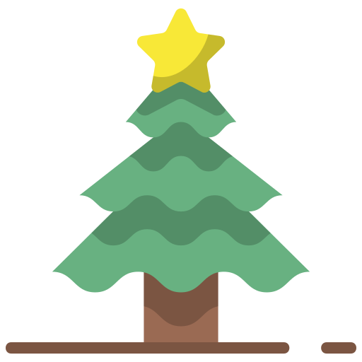 árbol de navidad icono gratis