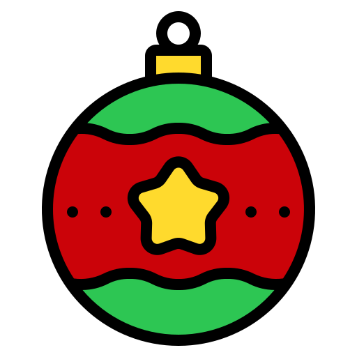 Christmas ball Generic Outline Color icon