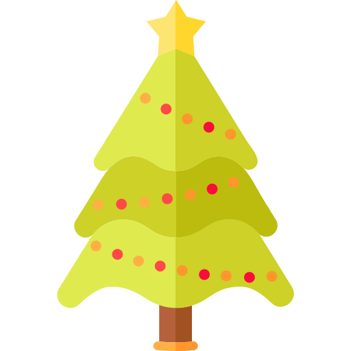 árbol de navidad icono gratis