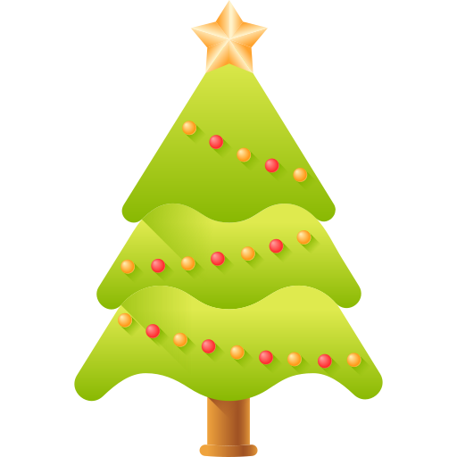 árbol de navidad icono gratis