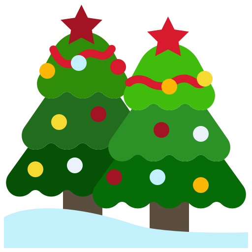 árbol de navidad icono gratis