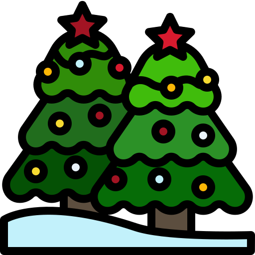 árbol de navidad icono gratis