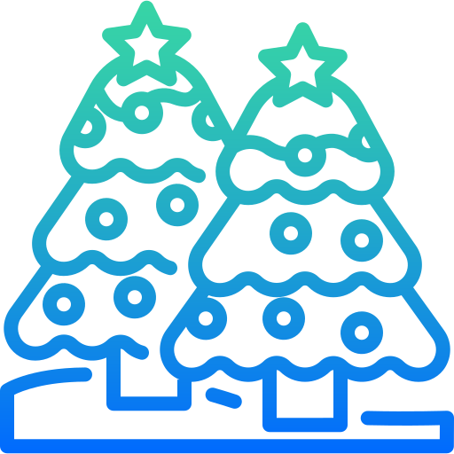 árbol de navidad icono gratis