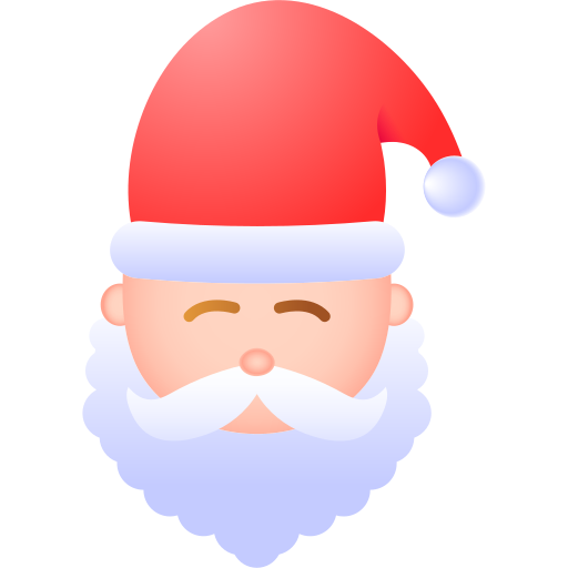 papá noel icono gratis