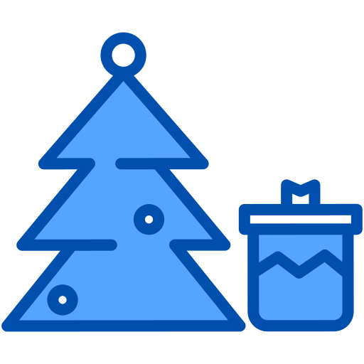 árbol de navidad icono gratis