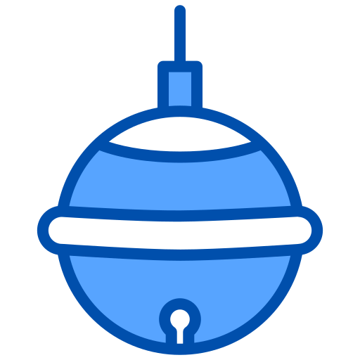 bola navideña icono gratis