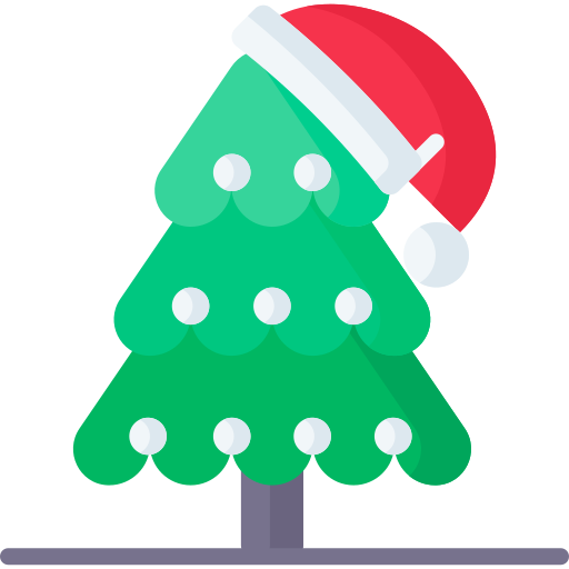 árbol de navidad icono gratis