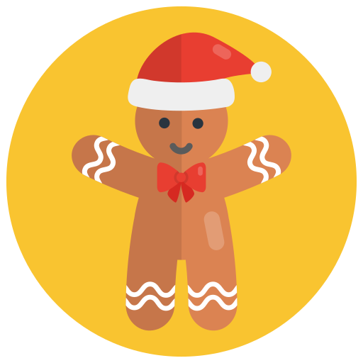 Gingerbread Generic Rounded Shapes icon