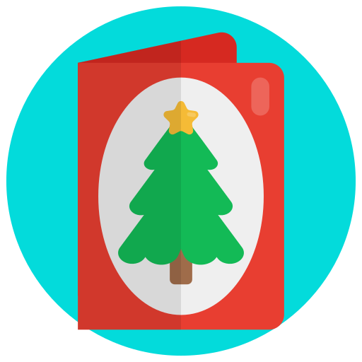 tarjeta de navidad icono gratis