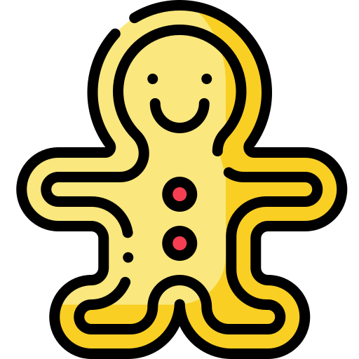 pan de jengibre icono gratis