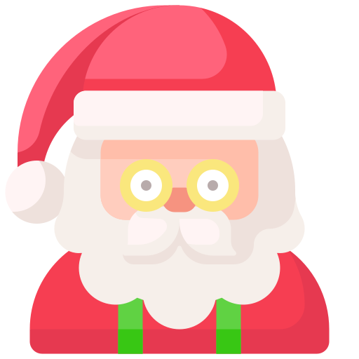 papá noel icono gratis