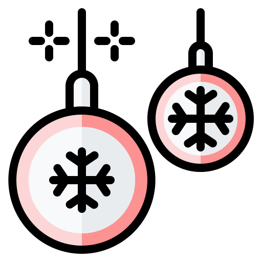 boule de noel Icône gratuit