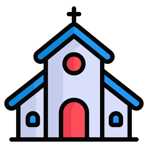 Church Generic Outline Color icon