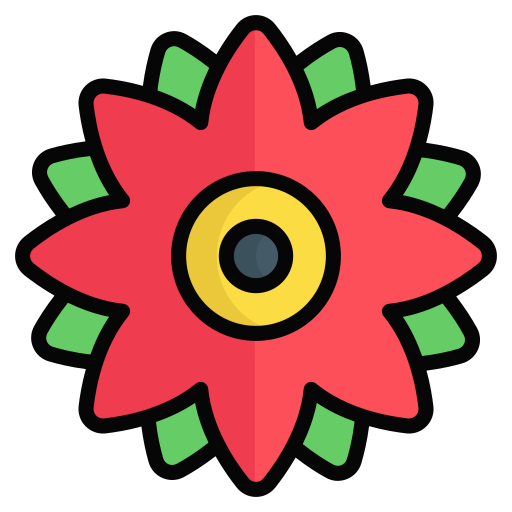 Flower Generic Outline Color icon