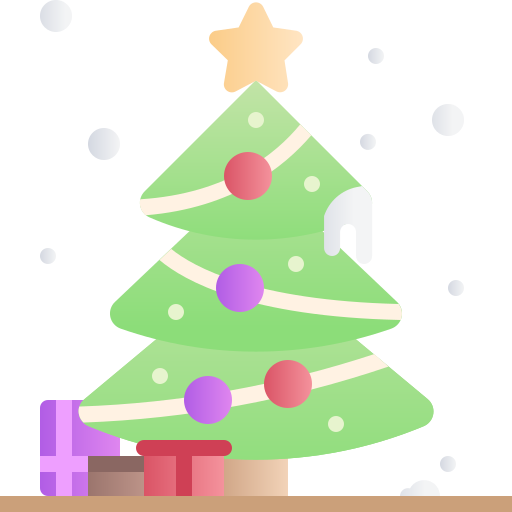 árbol de navidad icono gratis