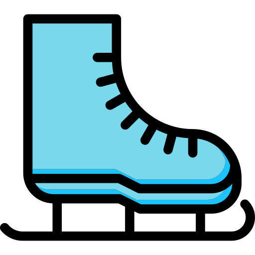 Ice skate Generic Outline Color icon
