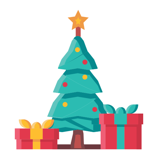 árbol de navidad icono gratis