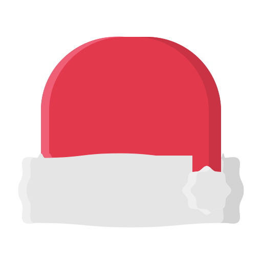 gorro navideño icono gratis