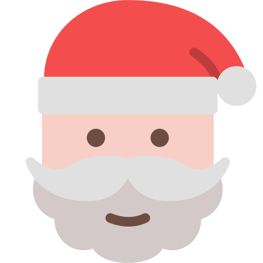 papá noel icono gratis