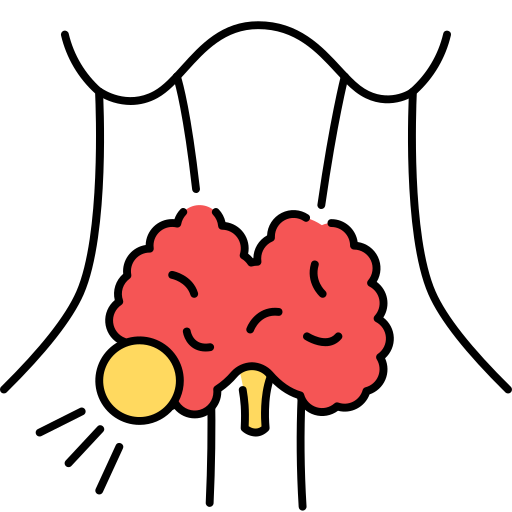 Thyroid Gland Generic Outline Color Icon